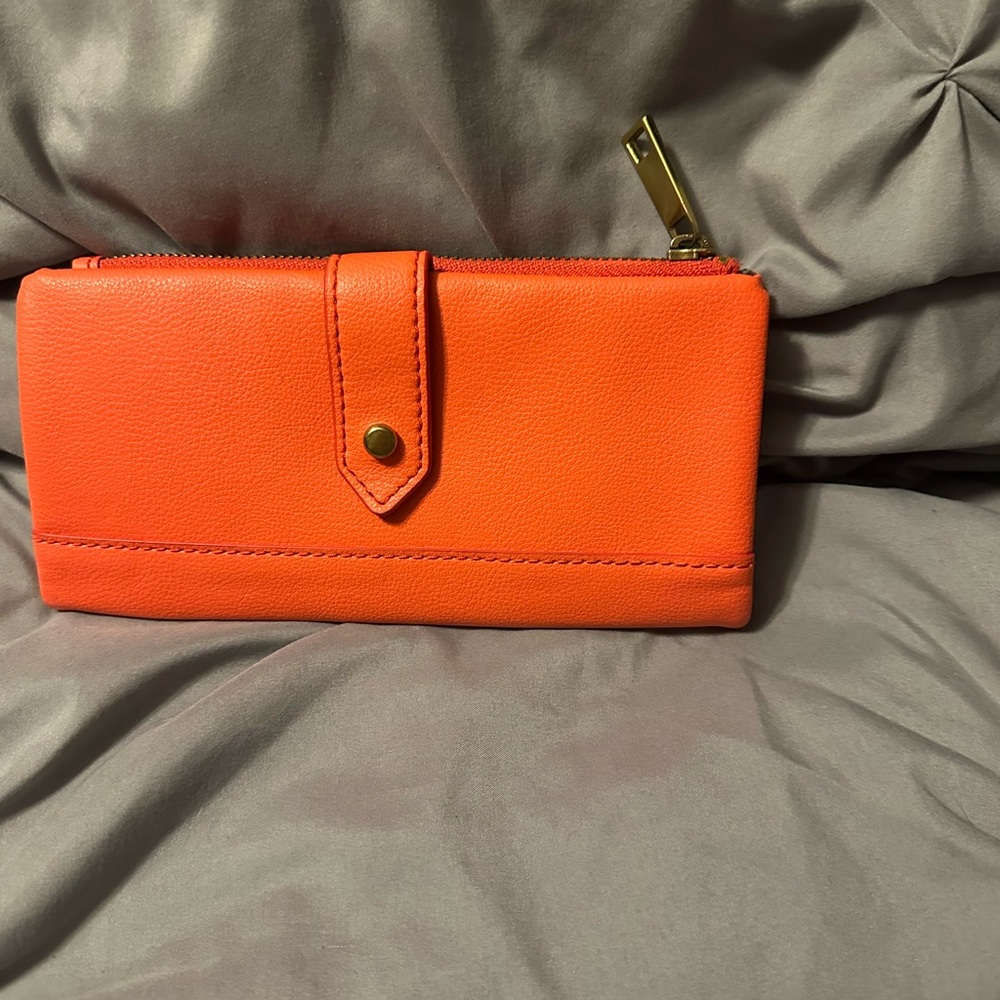Fossil Bright Orange Women's Wallet